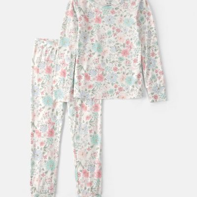 Toddler Girl Butterfly Garden PurelySoft 2-Piece Pajama Set