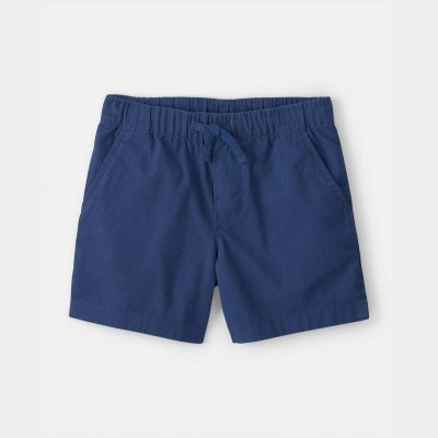 Toddler Boy Canvas Shorts - Blue