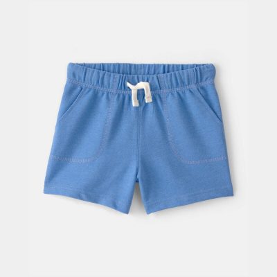 Toddler Boy French Terry Shorts - Blue
