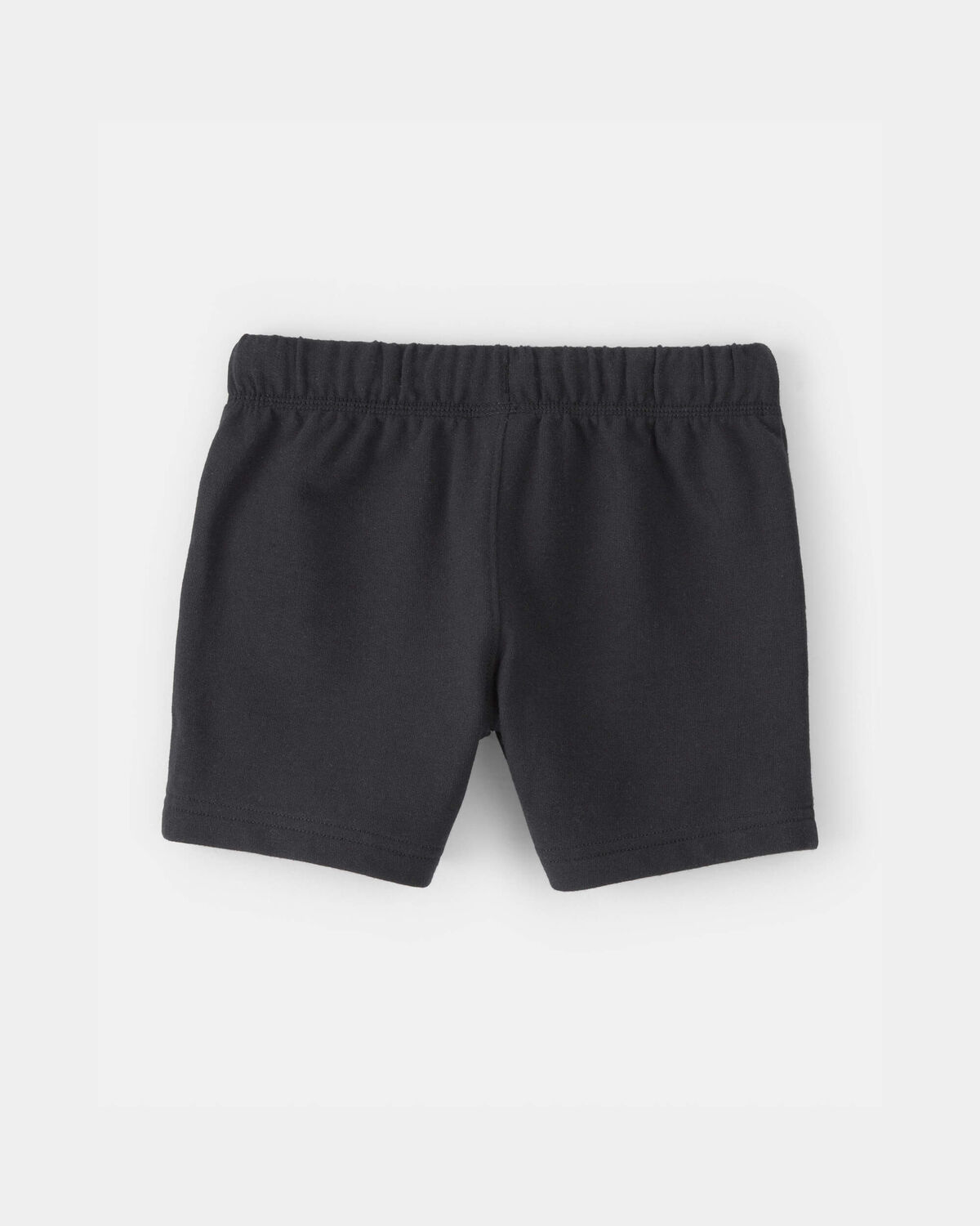 Toddler Boy French Terry Shorts - Black - Image 2
