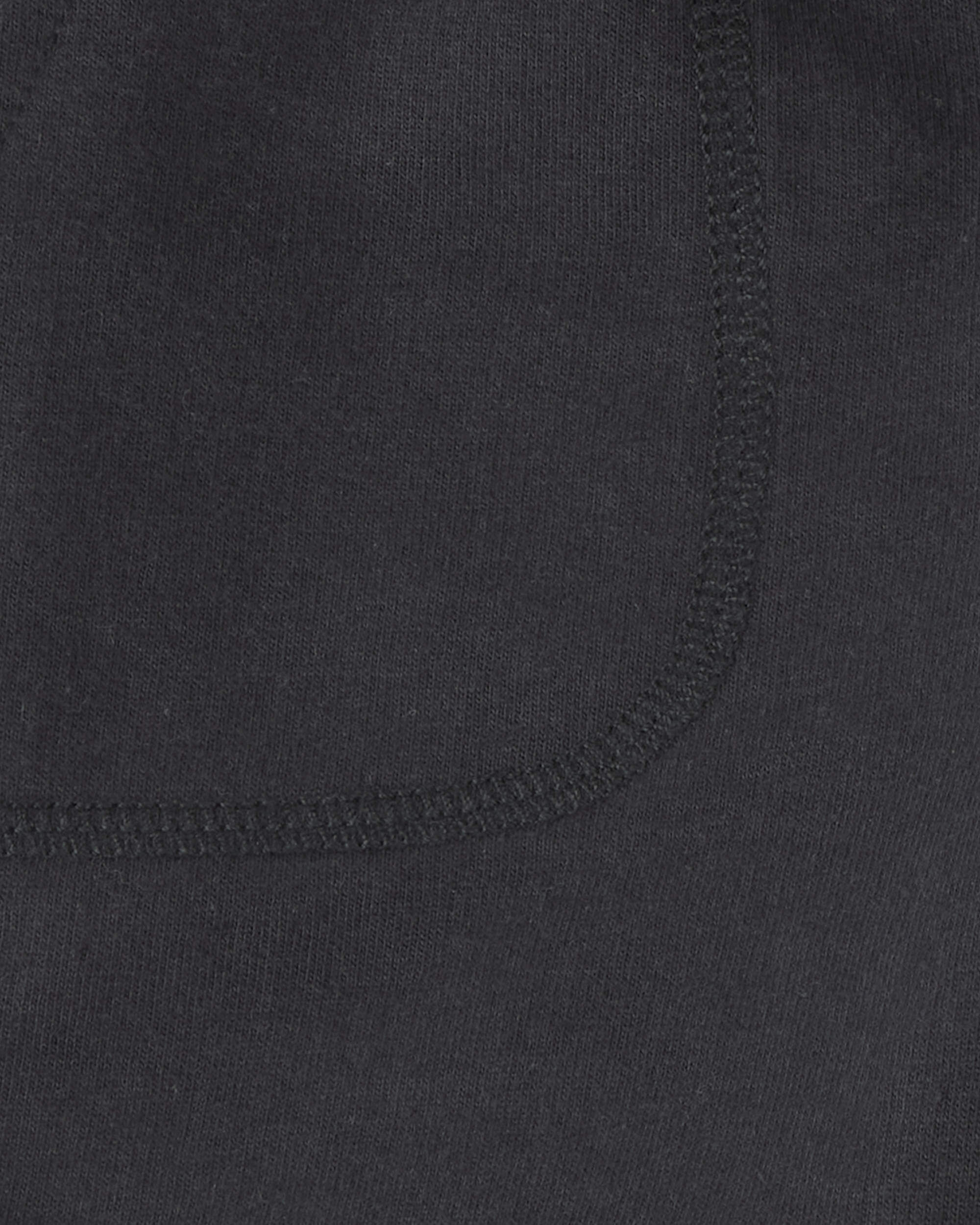 Toddler Boy French Terry Shorts - Black - Image 4