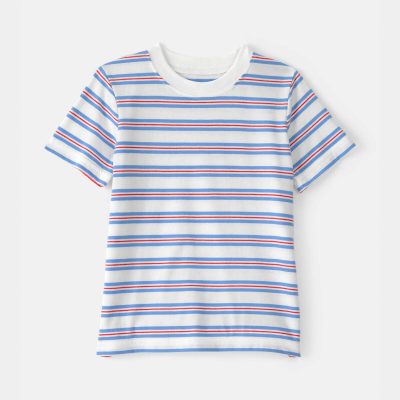 Toddler Striped T-Shirt - Red/White/Blue