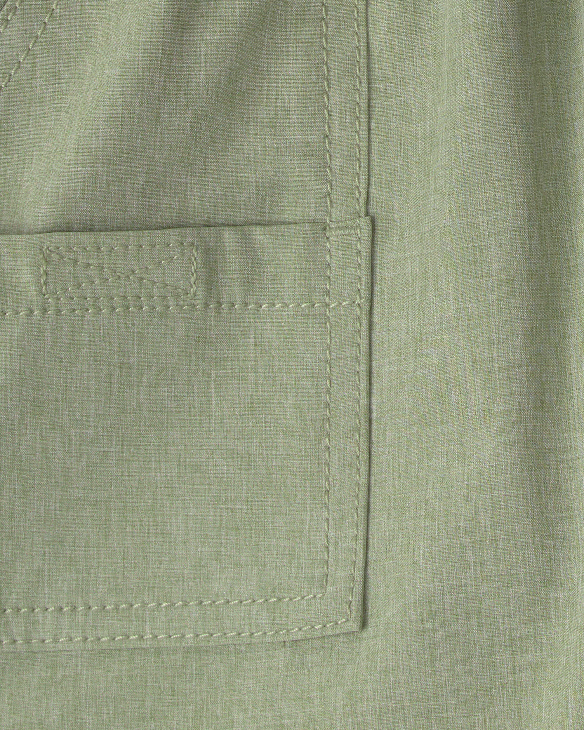 Toddler Boy Woven Pocket Shorts - Taupe - Image 5