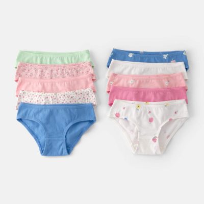 Toddler Girl 10-Pack Fruit Hipster Underwear