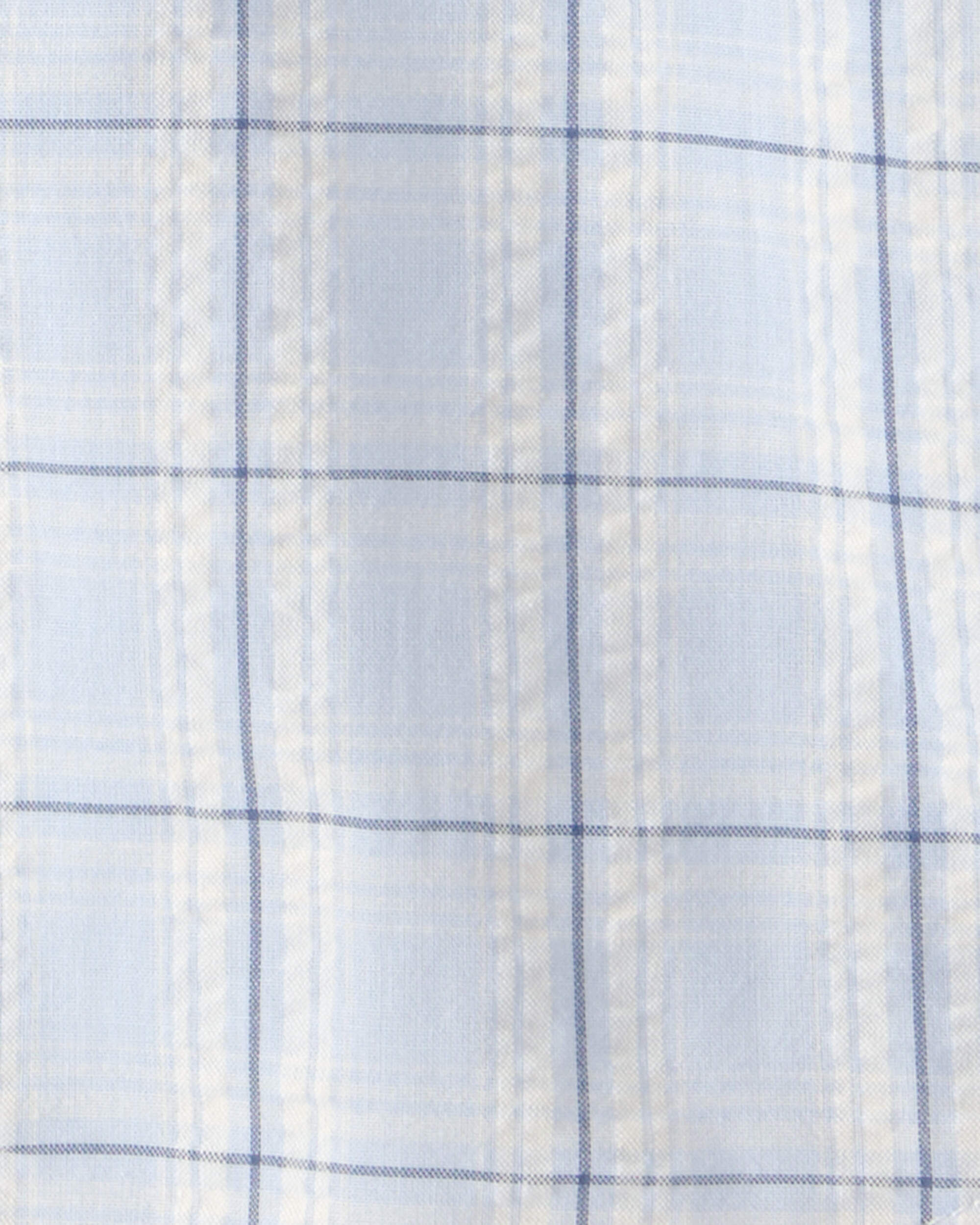 Toddler Boy Plaid Button-Down Shirt - Blue - Image 3