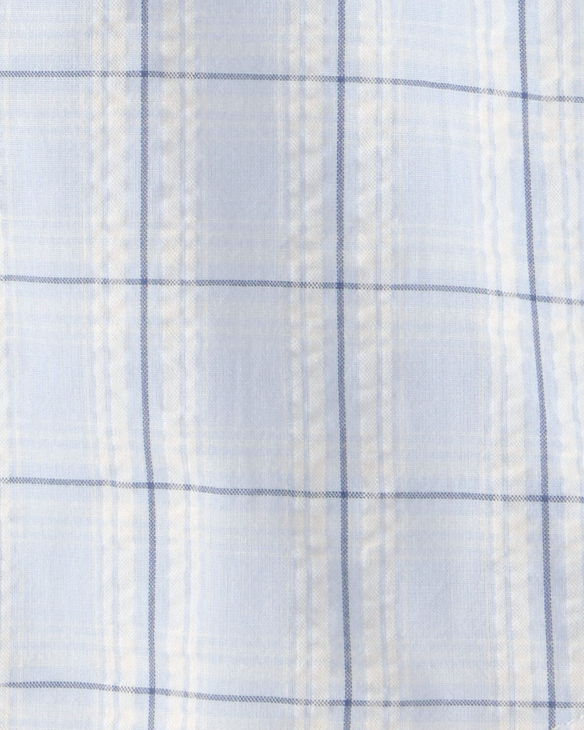 Toddler Boy Plaid Button-Down Shirt - Blue - Image 2