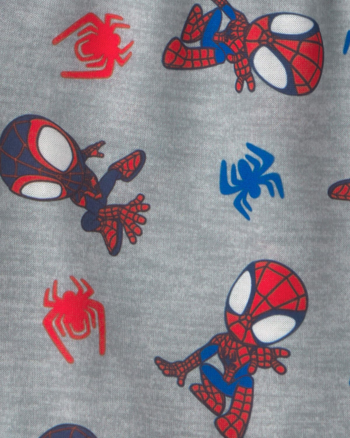 Toddler Boy 2-Piece ©Marvel Spider-Man Short-Sleeve Pajama Set - Blue/Grey - Image 5