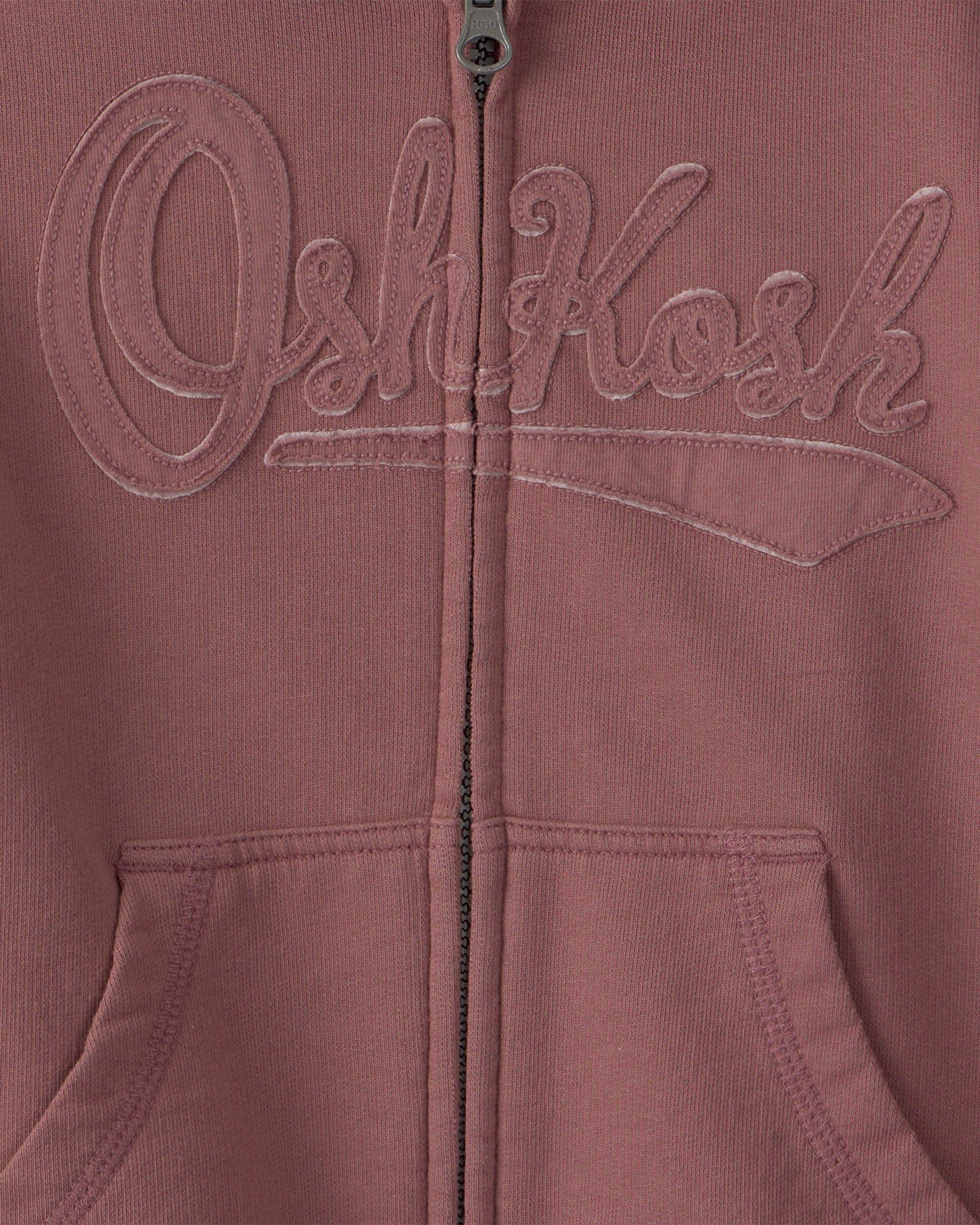 Toddler OshKosh Logo Zip-Up Hoodie - Blue - Image 5
