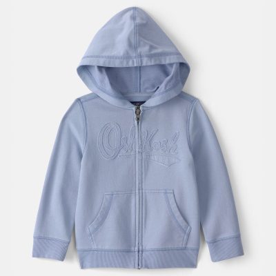 Toddler OshKosh Logo Zip-Up Hoodie - Blue