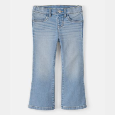 Toddler Girl Denim Flare Jeans - Light Blue