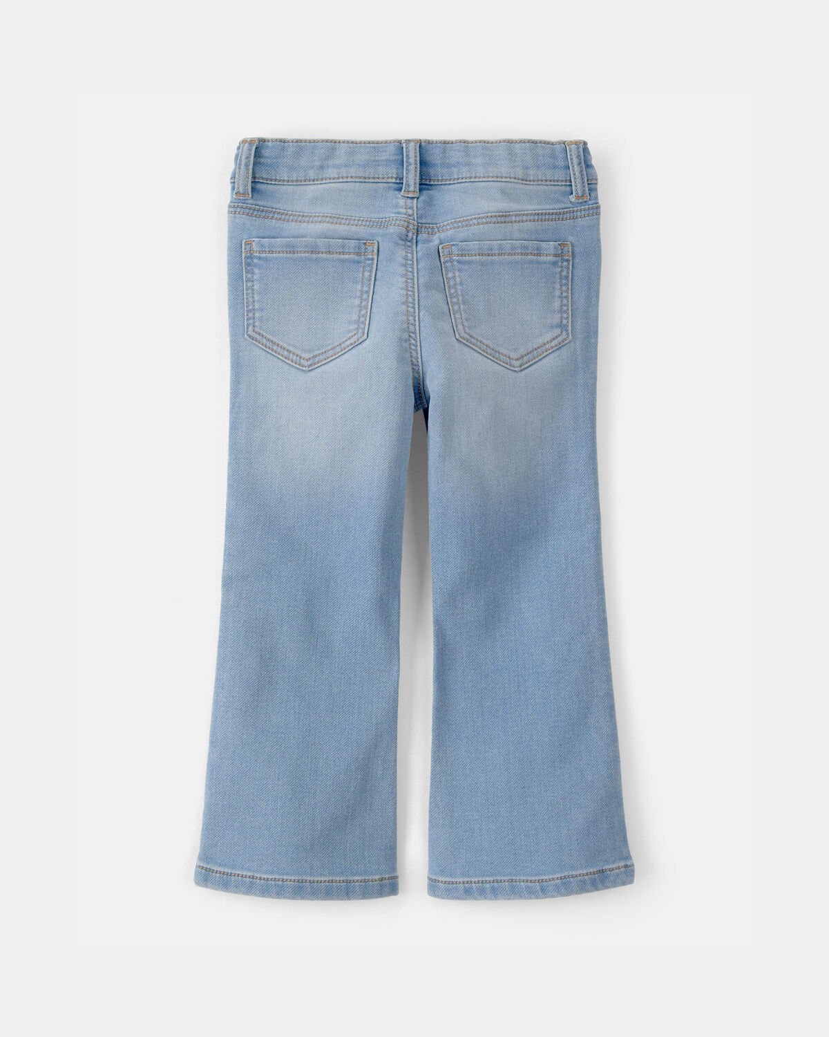 Toddler Girl Denim Flare Jeans - Light Blue - Image 2