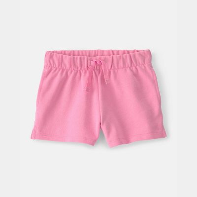 Toddler Girl French Terry Shorts - Pink