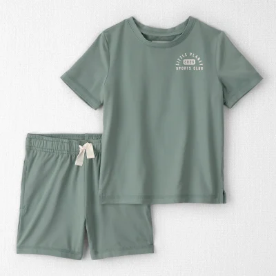 Toddler 2-Piece Recyled Top & Short Set