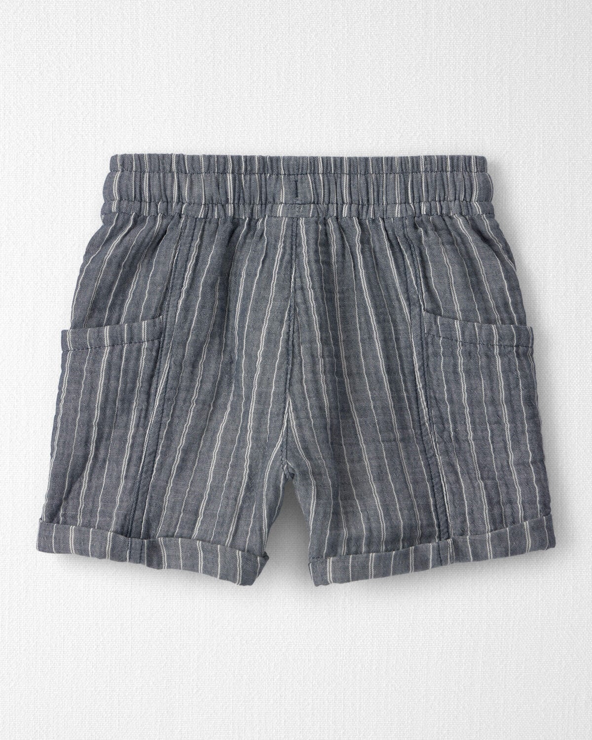 Toddler Boy 2-Piece Organic Cotton Gauze Top & Short Set - Image 3