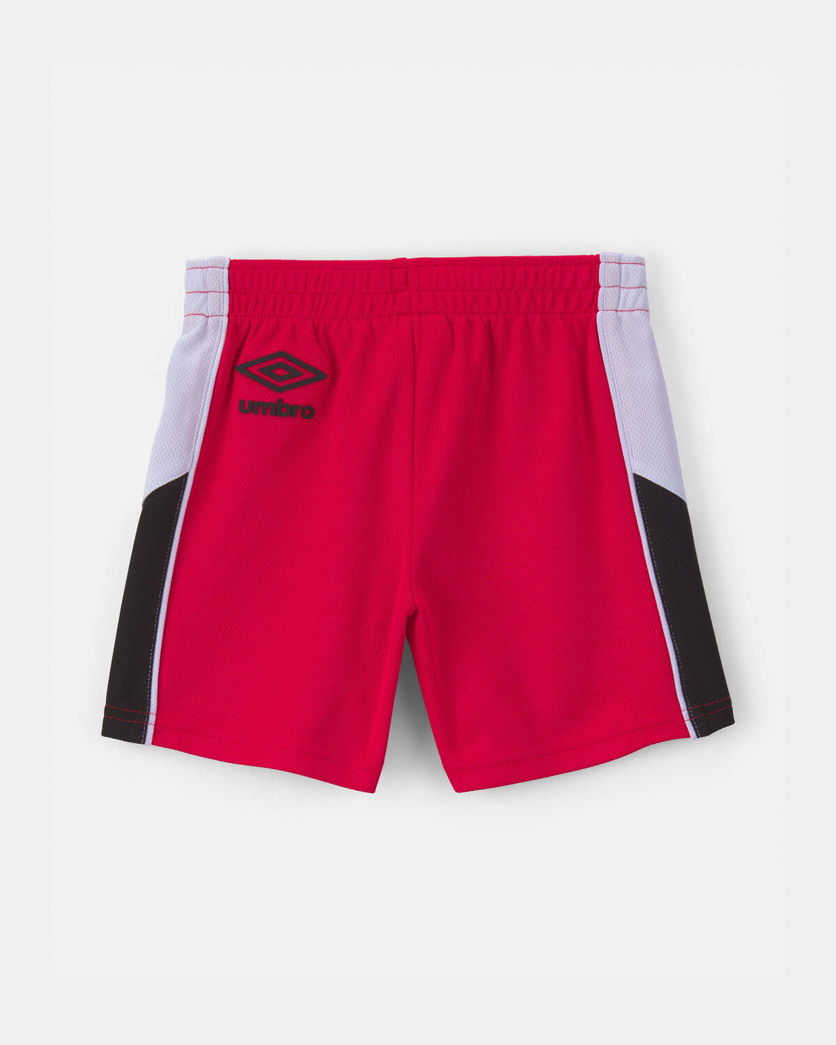 Toddler Umbro Canada Mesh Soccer Shorts - Red/White/Black - Image 4