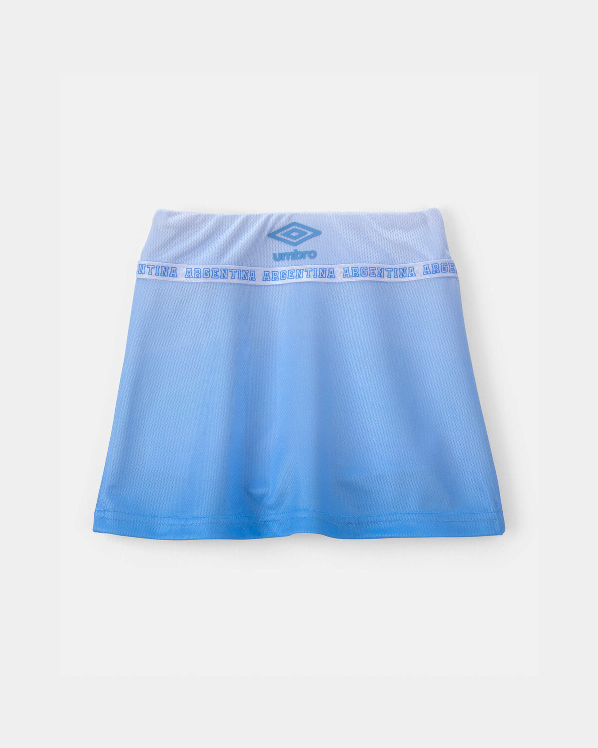 Toddler Girl Umbro Argentina Active Skort - Light Blue/White - Image 4