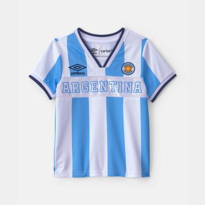 Toddler Umbro Argentina Soccer Jersey - Light Blue/White