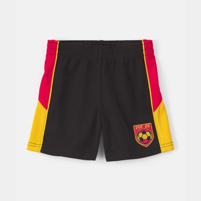 Toddler Umbro Spain Mesh Soccer Shorts - Red/Yellow/Black