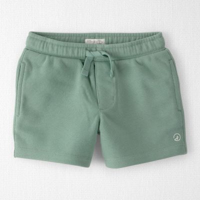 Toddler Boy Knit Shorts Made with Organic Cotton