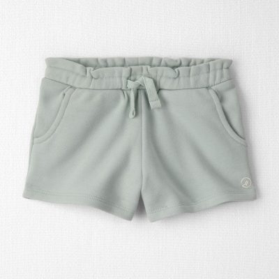 Toddler Girl French Terry Shorts Made with Organic Cotton