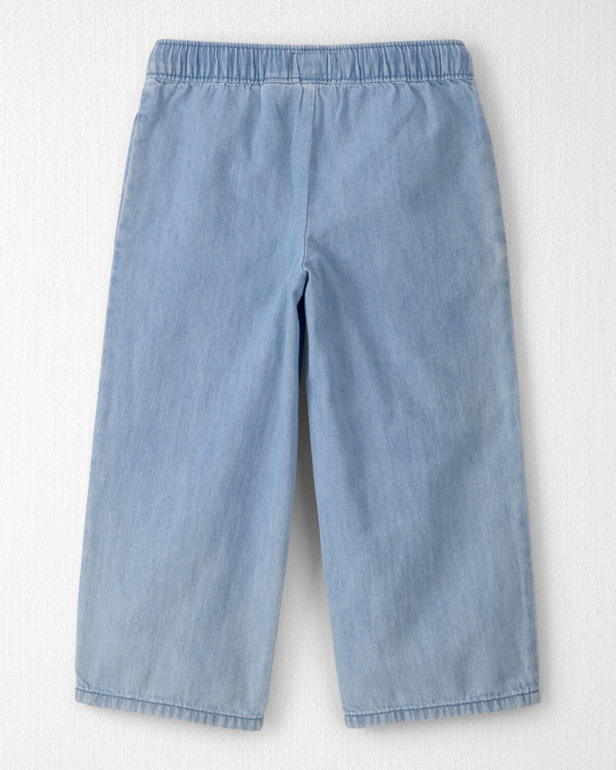 Toddler Girl Organic Cotton Chambray Pants - Image 2