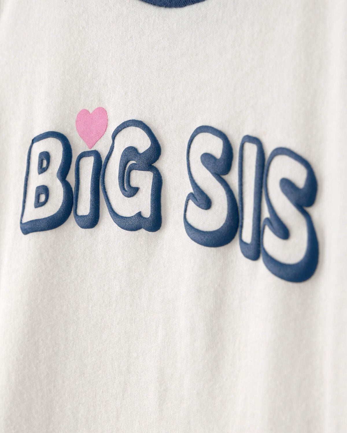 Toddler Girl 'Big Sis' Graphic Tee - Ivory - Image 2
