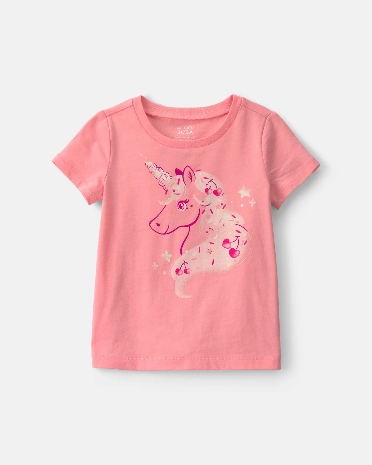 Toddler Girl Unicorn Graphic Tee - Pink
