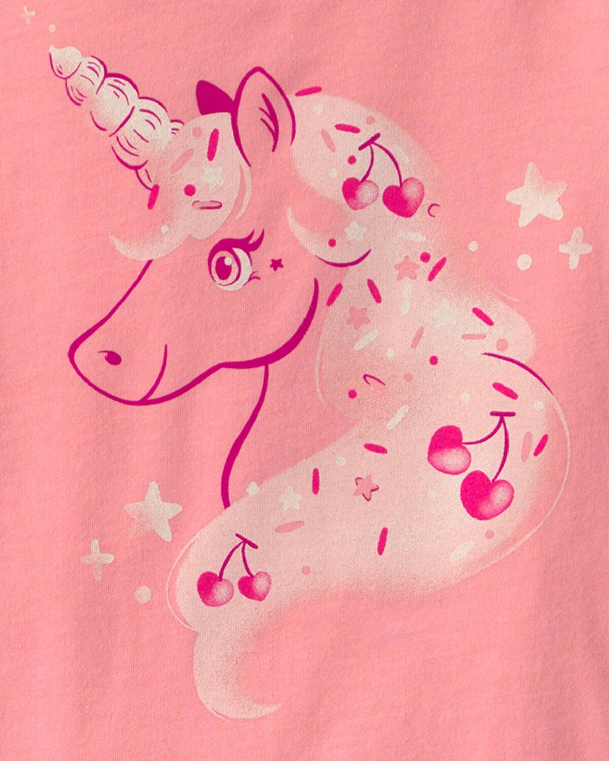 Toddler Girl Unicorn Graphic Tee - Pink - Image 2