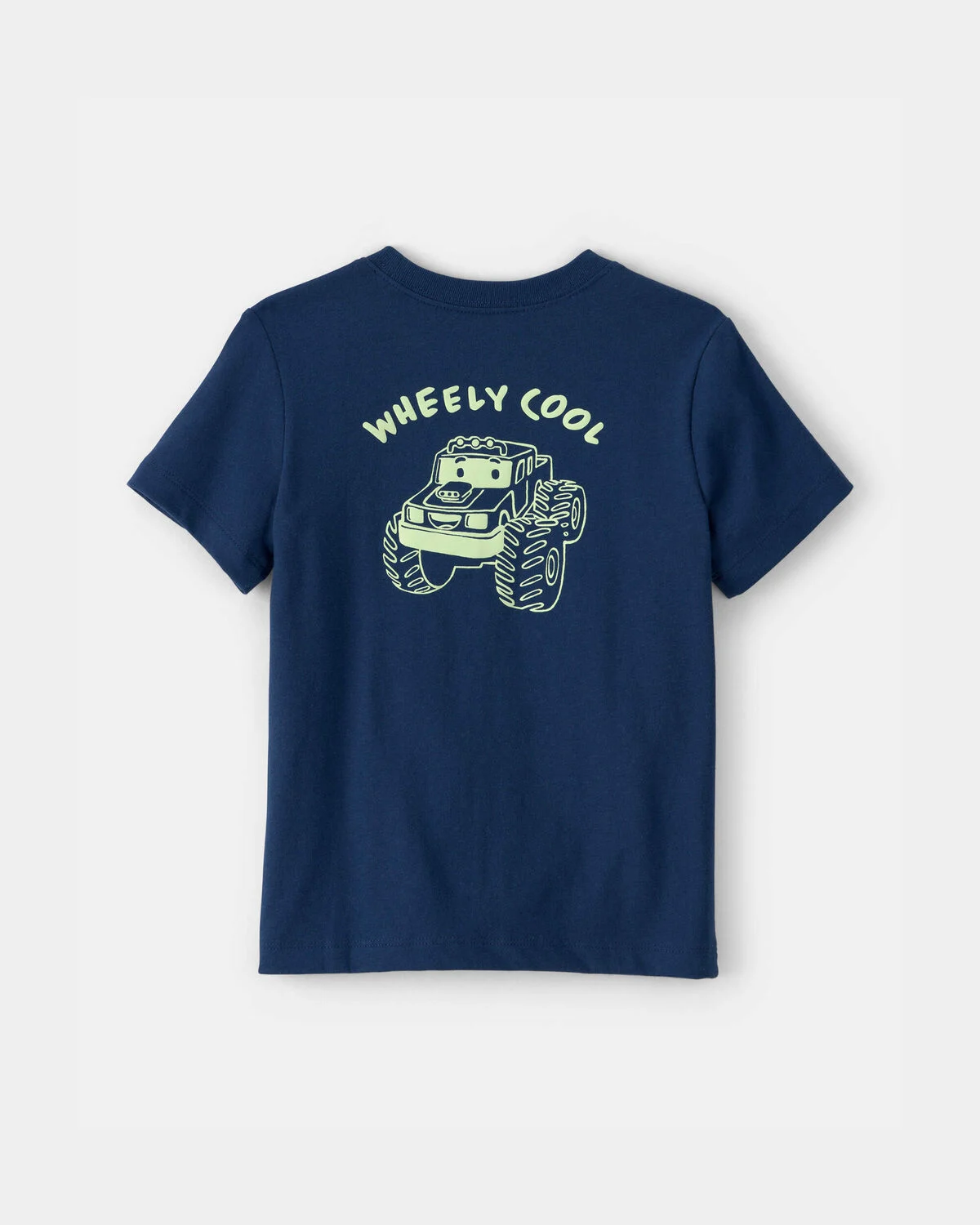 Toddler Boy Monster Truck Graphic Tee - Blue - Image 2