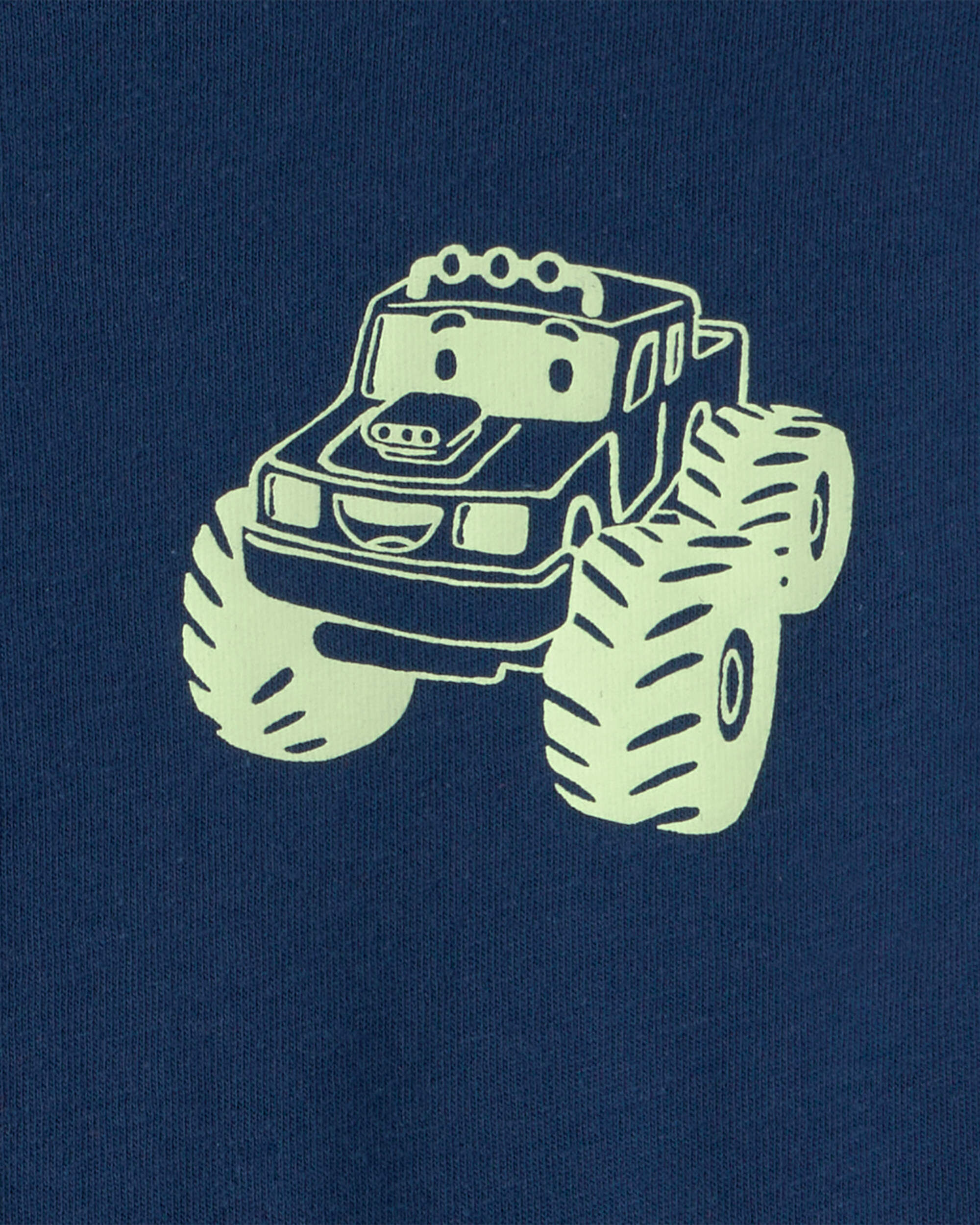 Toddler Boy Monster Truck Graphic Tee - Blue - Image 5