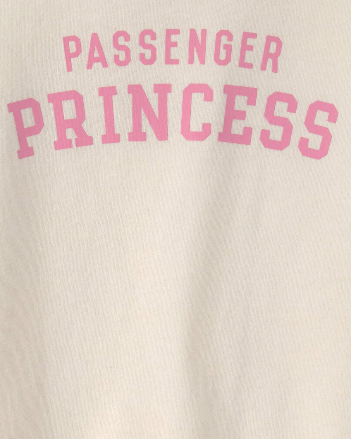 Toddler Girl 'Passenger Princess' Graphic Tee - Cream - Image 2