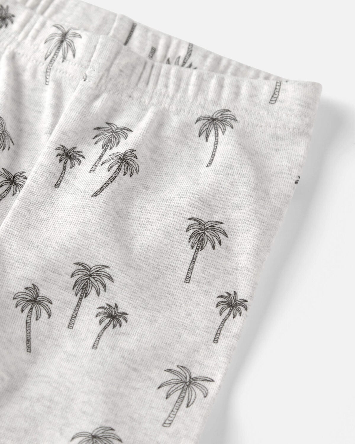 Toddler 2-Piece Organic Cotton Pajamas in Palm Trees - Image 2