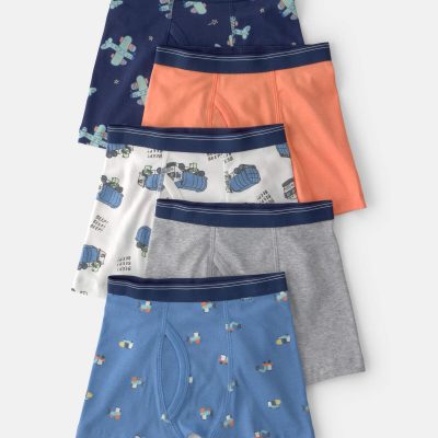 Toddler Boy 5-Pack Boxer Brief Underwear