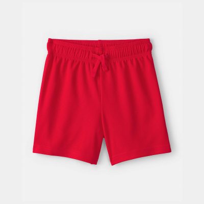Toddler Boy Mesh Active Shorts - Red