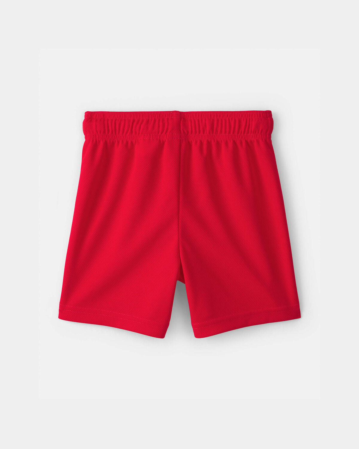 Toddler Boy Mesh Active Shorts - Red - Image 2
