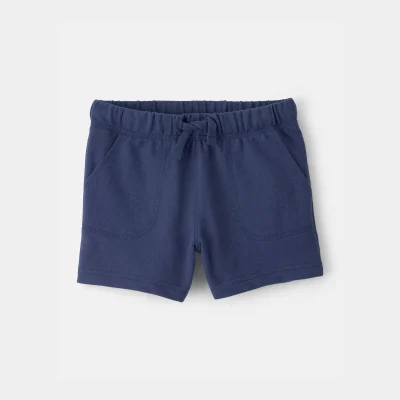 Toddler Boy French Terry Shorts - Blue