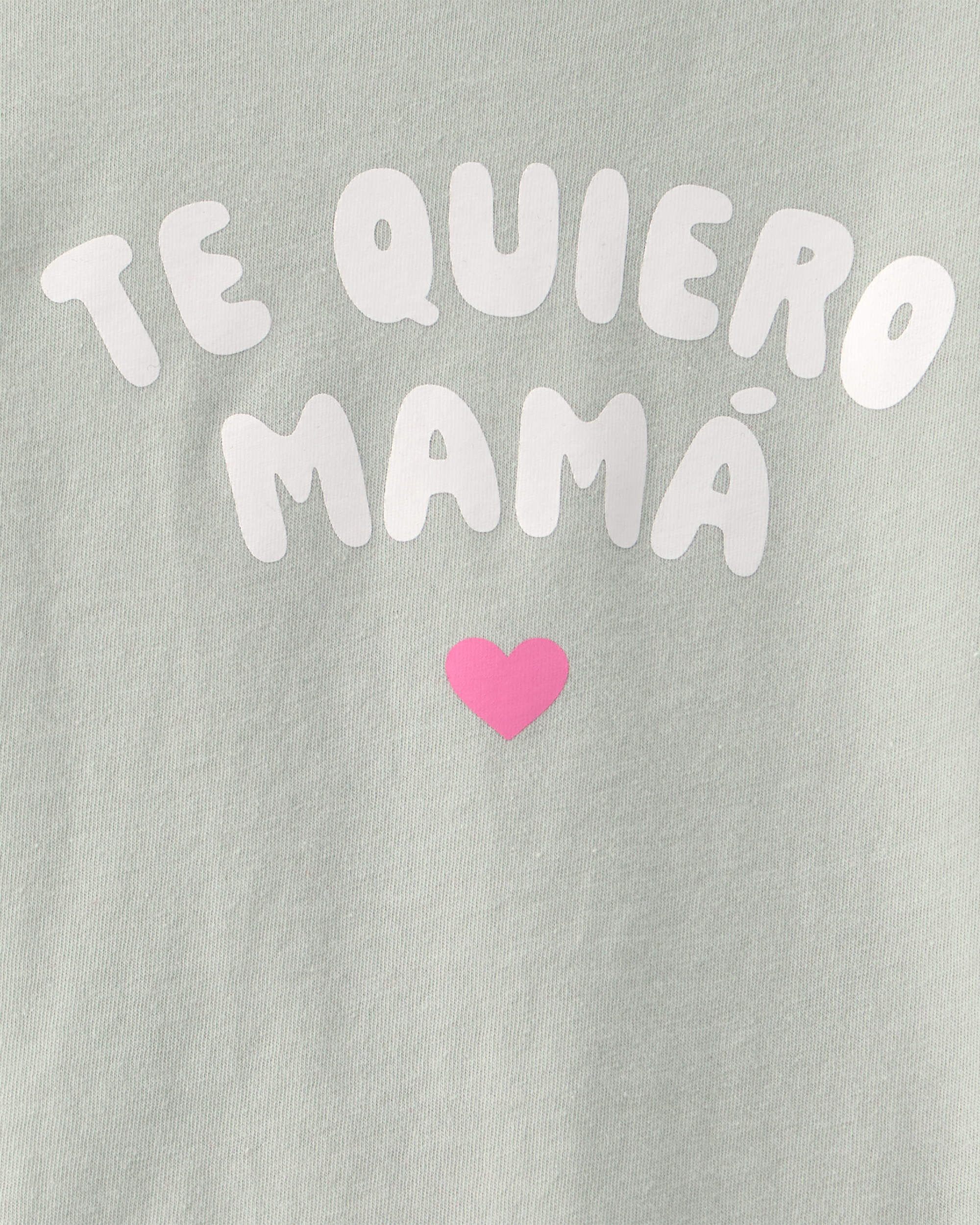 Toddler Girl 'Te Quiero Mamá' Graphic Tee - Green - Image 3