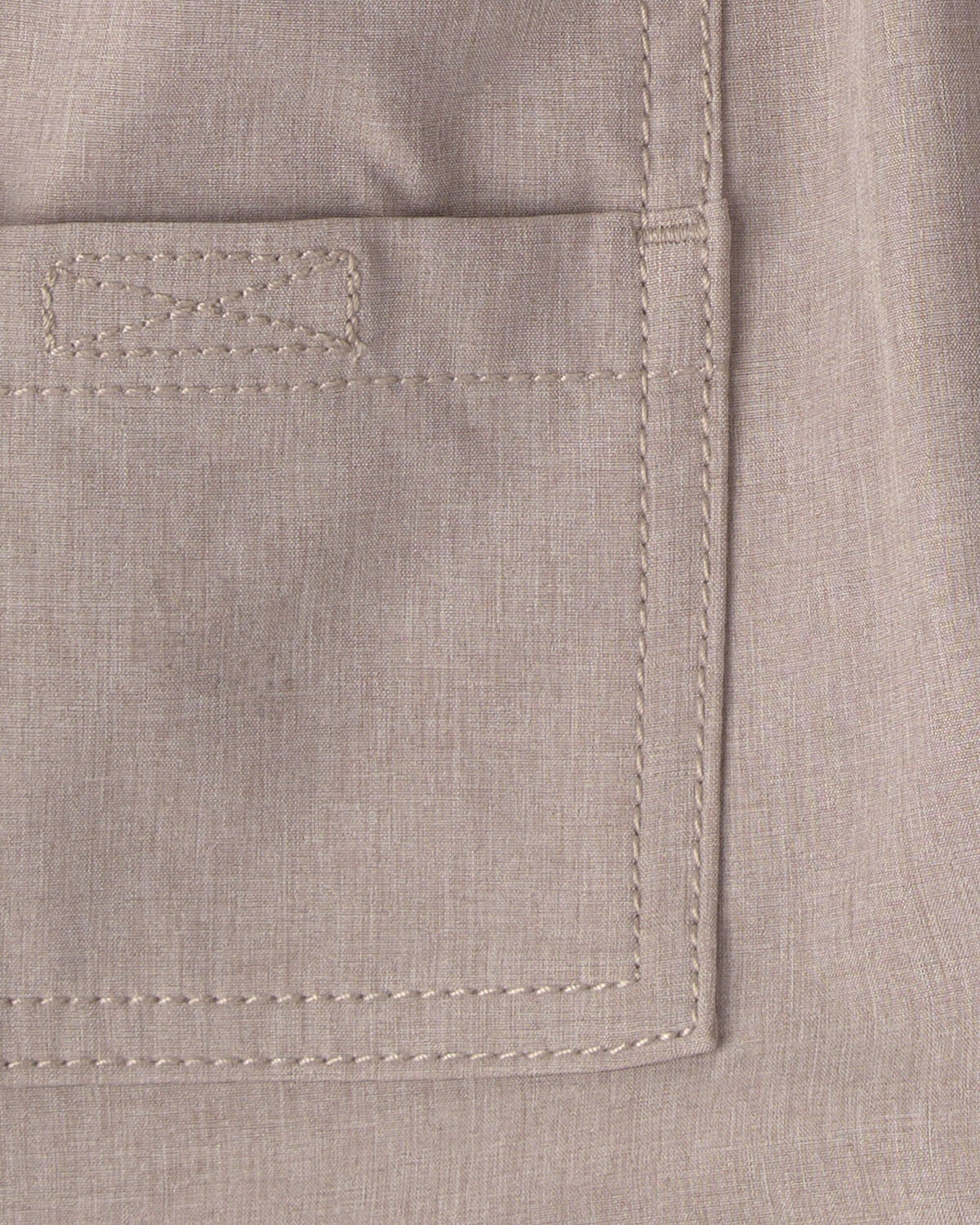 Toddler Boy Woven Pocket Shorts - Taupe - Image 3