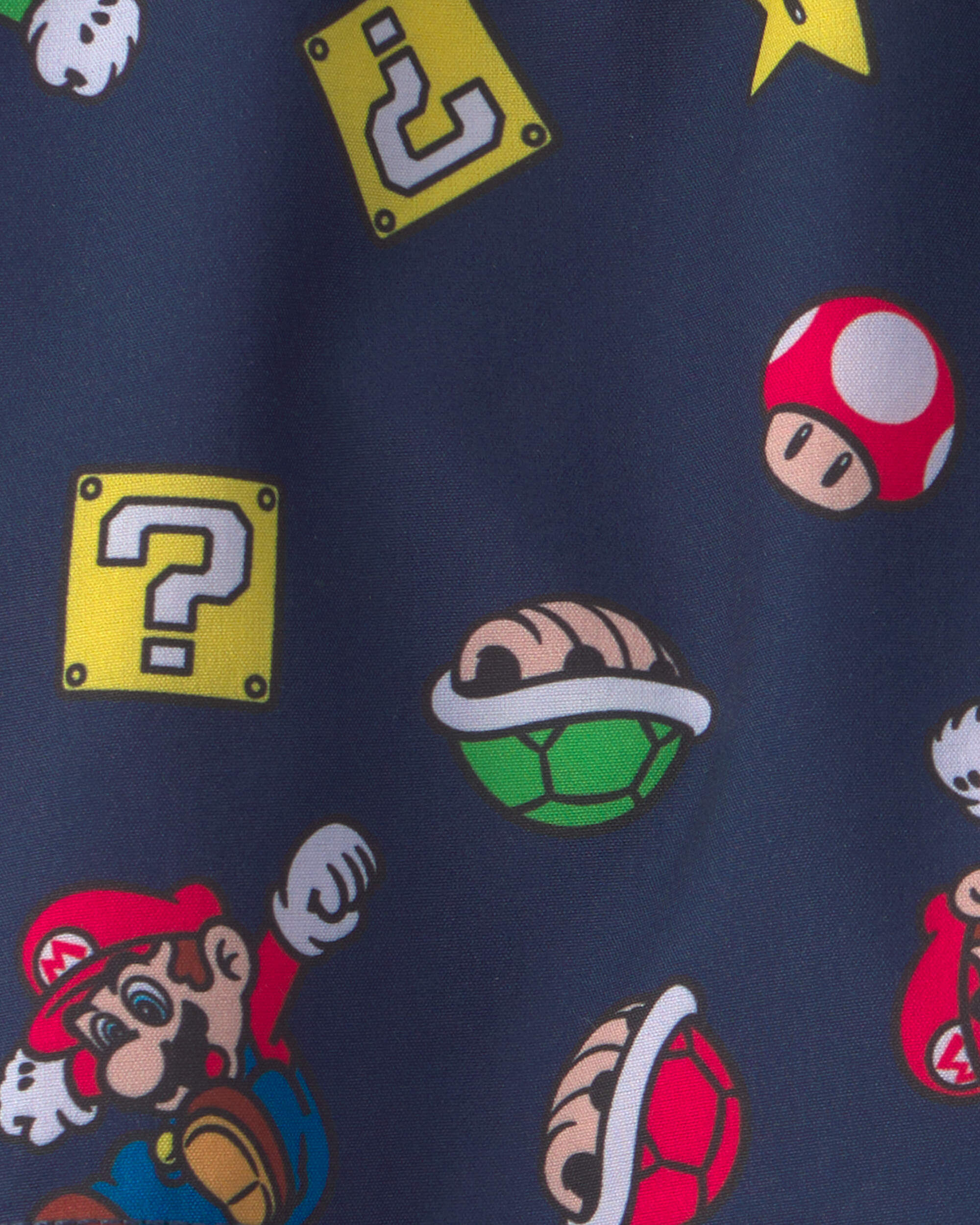 Toddler Boy Nintendo Super Mario Swim Trunks - Navy - Image 4