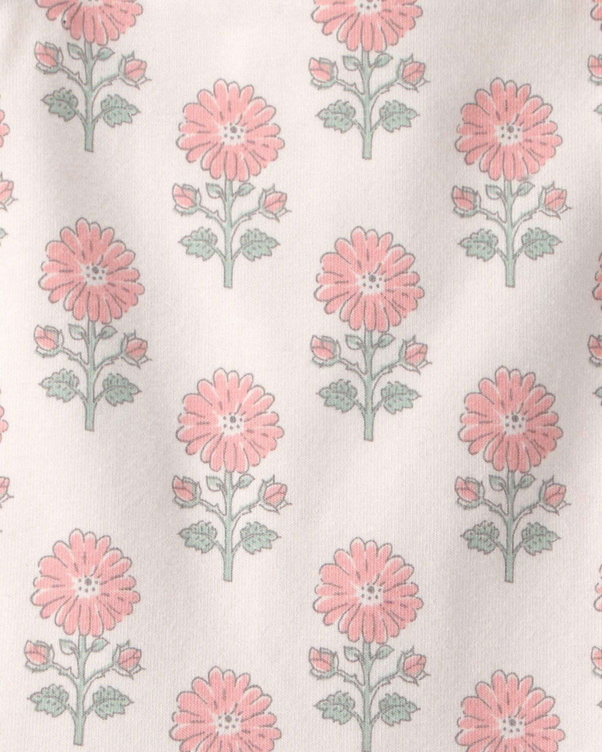 Toddler Girl Organic Cotton Tiered Dress in Rosebud Petal Print - Image 4