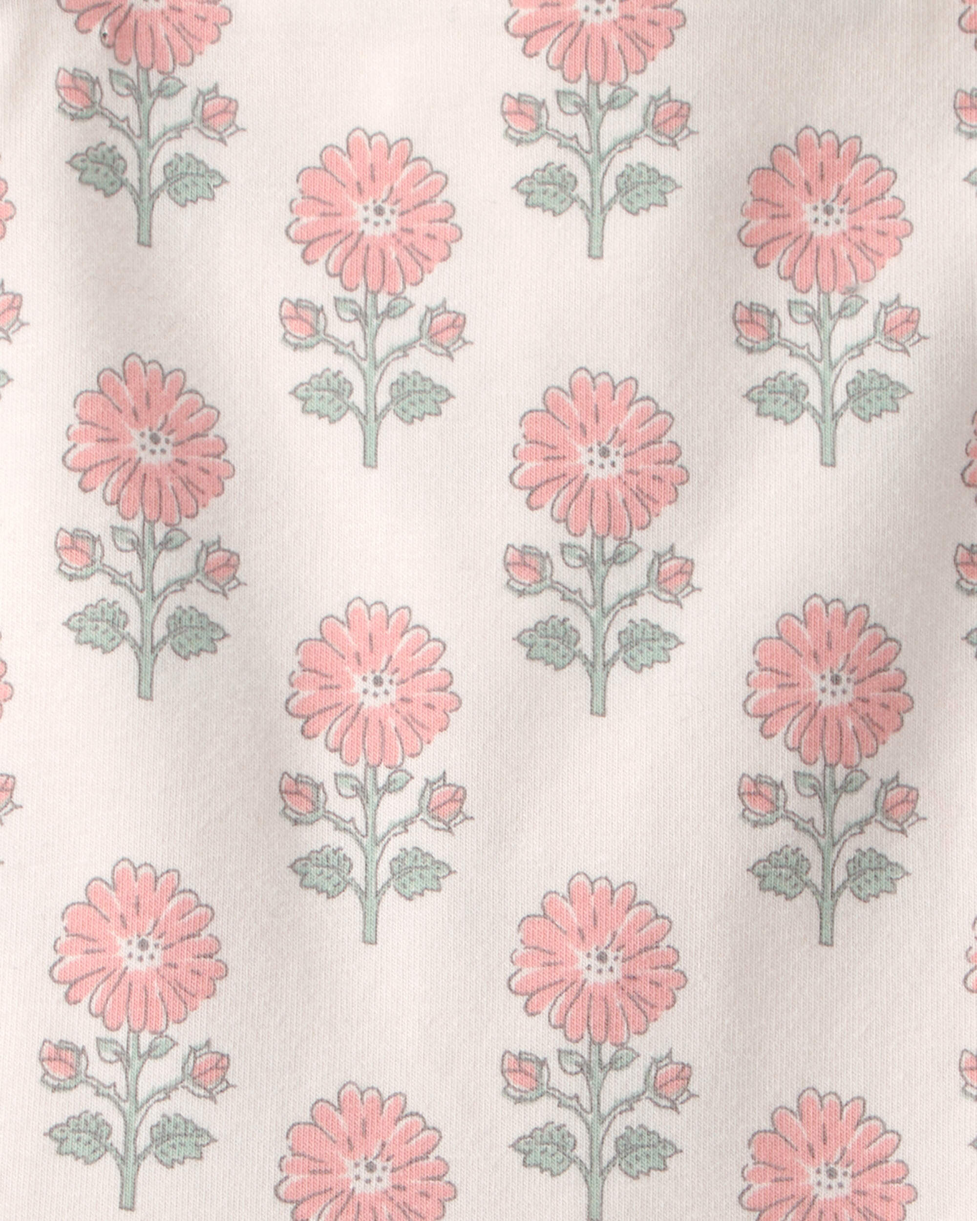 Toddler Girl Organic Cotton Tiered Dress in Meadow Bloom - Image 6