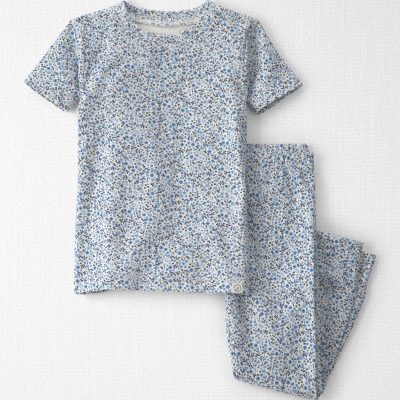 Toddler Girl 2-Piece Organic Cotton Pajamas in Meadow Bloom