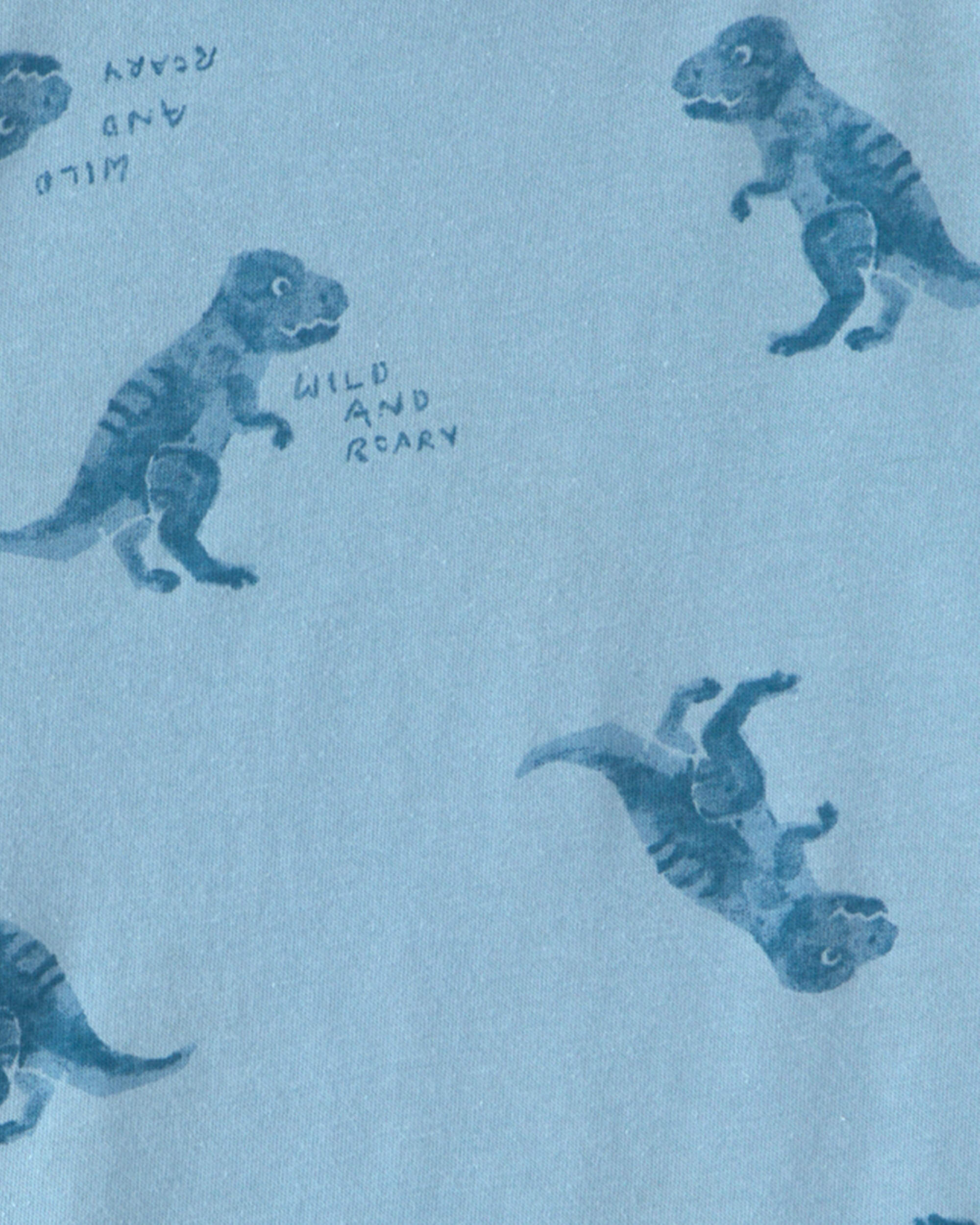 Toddler Boy Dinosaur T-Shirt - Blue - Image 3