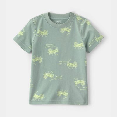Toddler Boy Grasshopper T-Shirt - Green