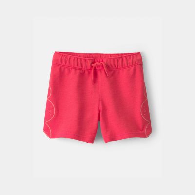 Toddler Boy Crab French Terry Shorts - Coral