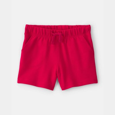 Toddler Boy French Terry Shorts - Red