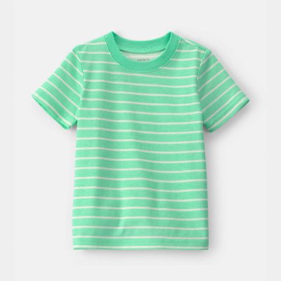 Toddler Striped Tee - Green