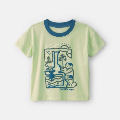 Toddler Boy 'Outdoorsy' Graphic Tee - Green