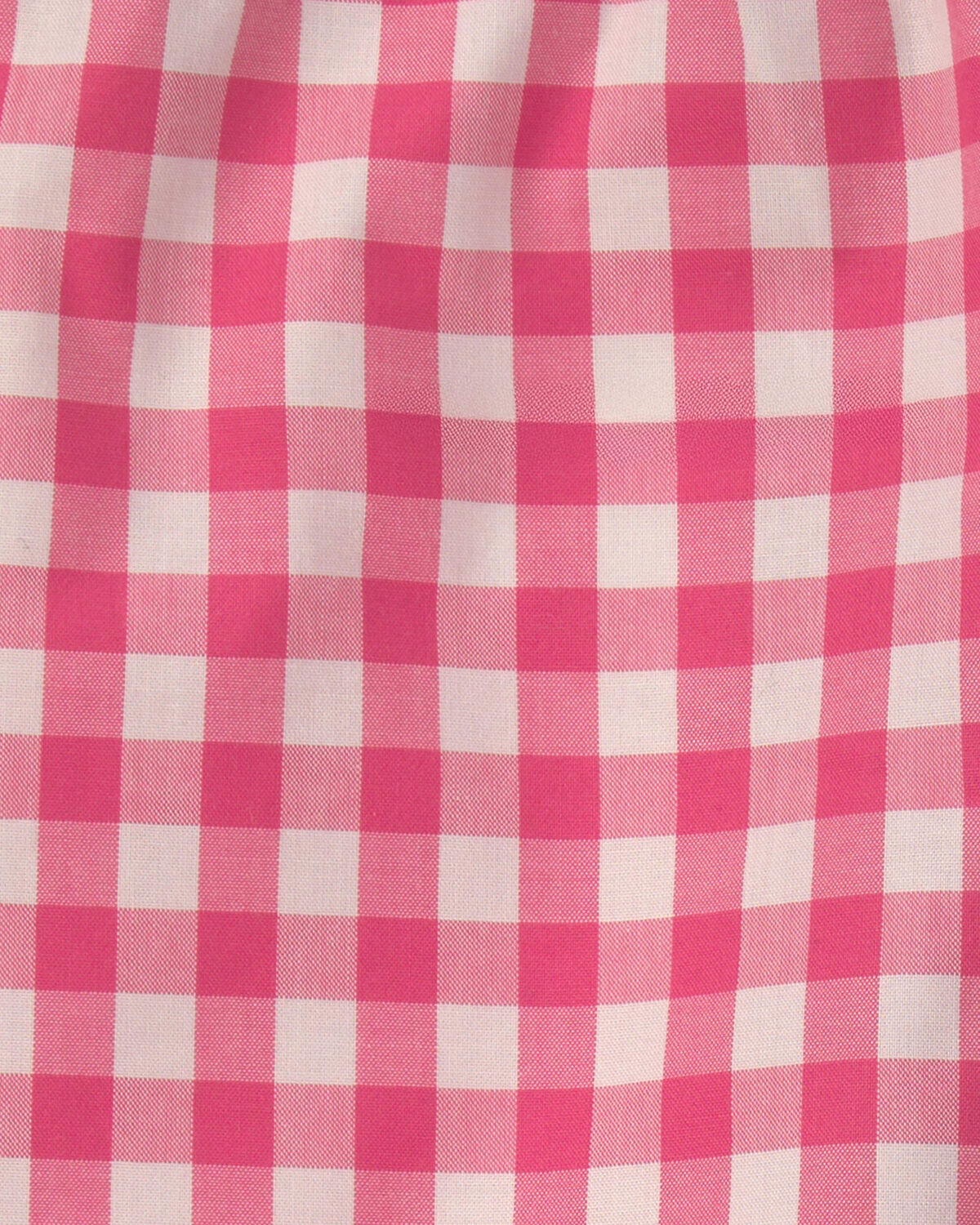 Toddler Boy Gingham Poplin Shorts - Red - Image 3
