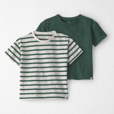 Toddler Boy 2-Pack Organic Cotton T-Shirts